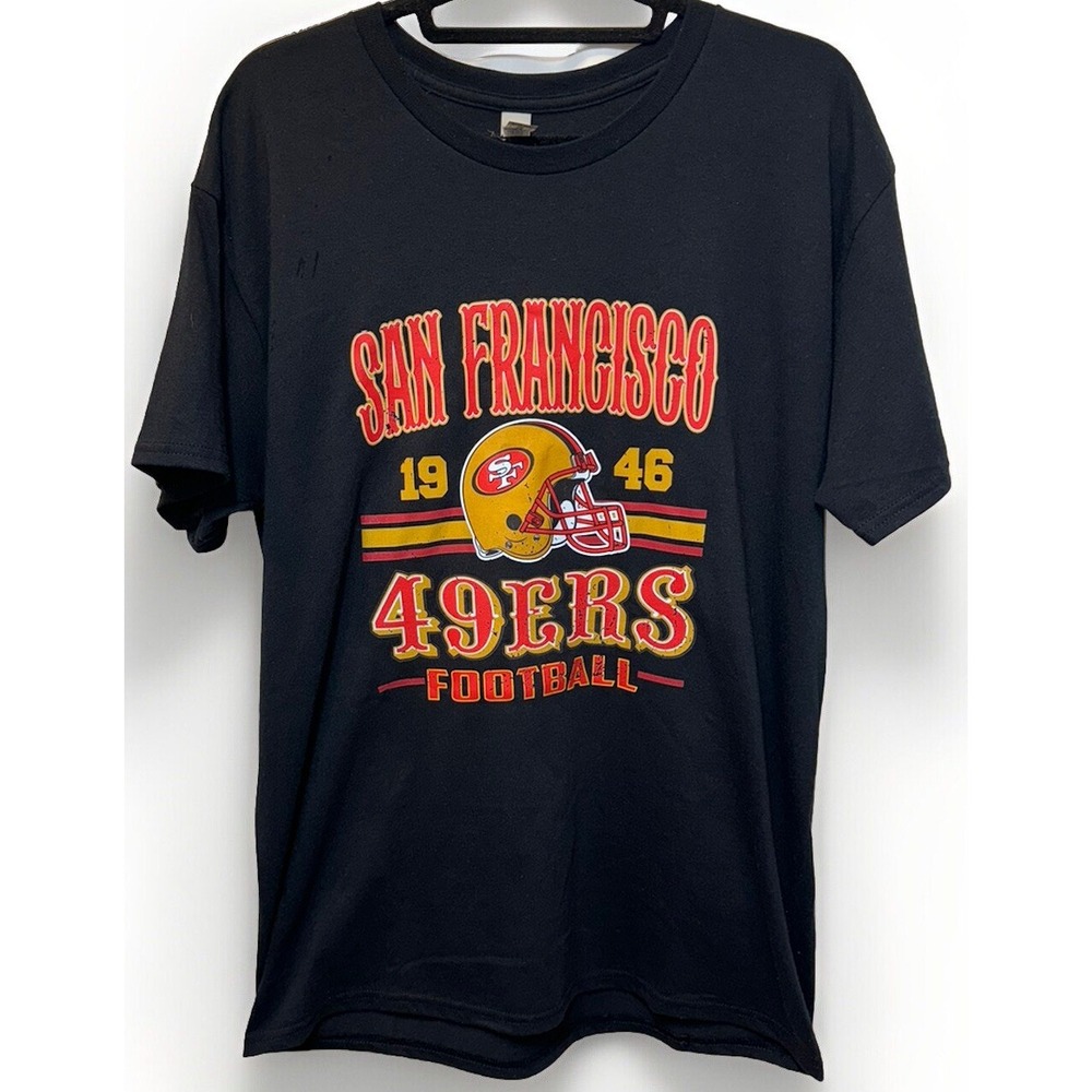49ers fan gifts, t shirt, San‎ Francisco primary logo, retro t shirt XL